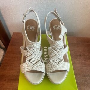 Gianni Bini Macrame Wedges